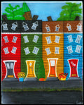 Depicting the Jelly Bean row houses of downtown St. John's, NL