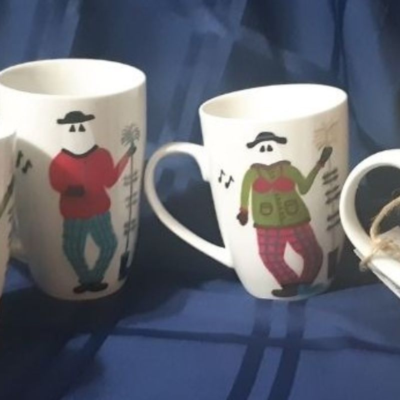Mummers Hand Painted Mug