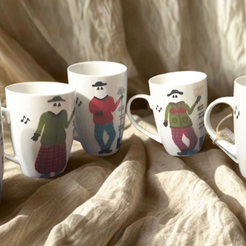 Mummers Hand Painted Mug