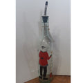 Colorful Mummer a Newfoundland tradition painted on a bottle